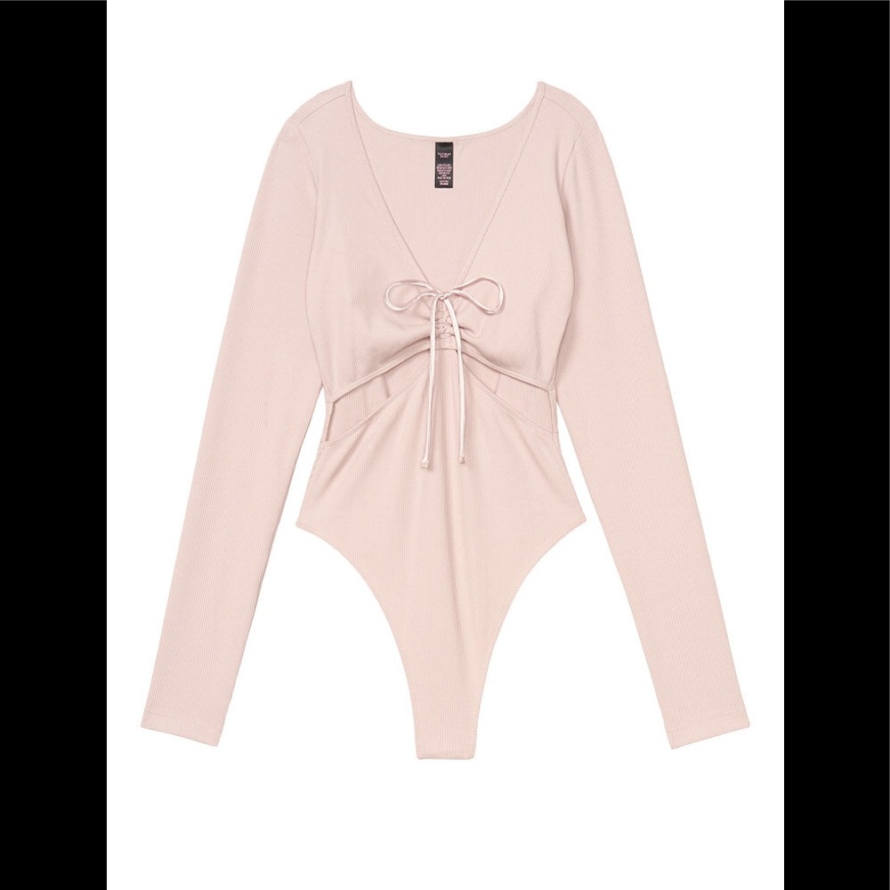 Victoria’s Secret Ribbed Cutout Bodysuit Size S